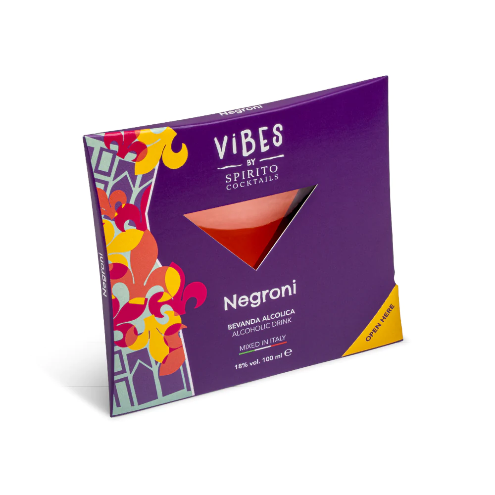 Cocktail Negroni Linea Vibes 100ml,Spirito