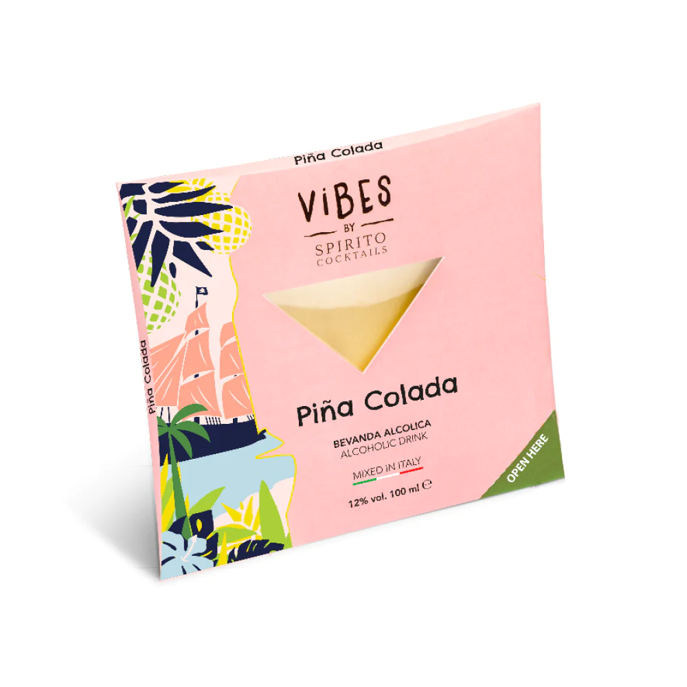 Cocktail Pina Colada Linea Vibes 100ml,Spirito