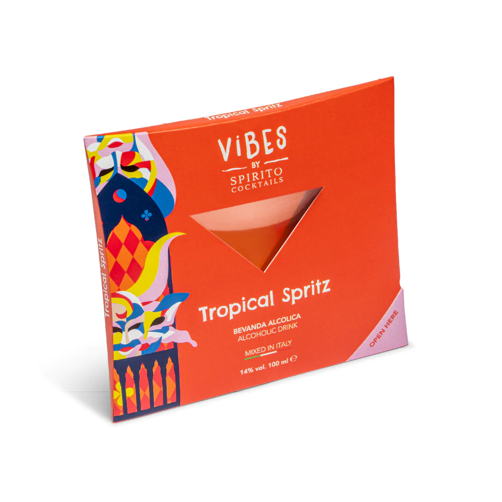 Cocktail Tropical Spritz Linea Vibes 100ml,Spirito