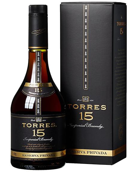 Brandy Imperial 15 Y.O. with Gift Box, Familia Torres