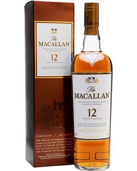 Whisky Macallan 12 Y.O.