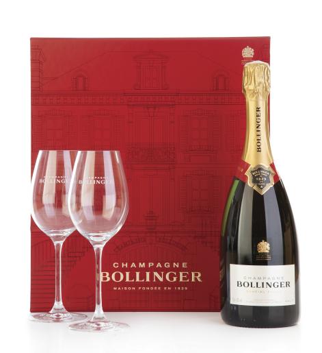 Champagne Bollinger Special Cuvee συσκ. κοκ. & 2 Ποτήρια