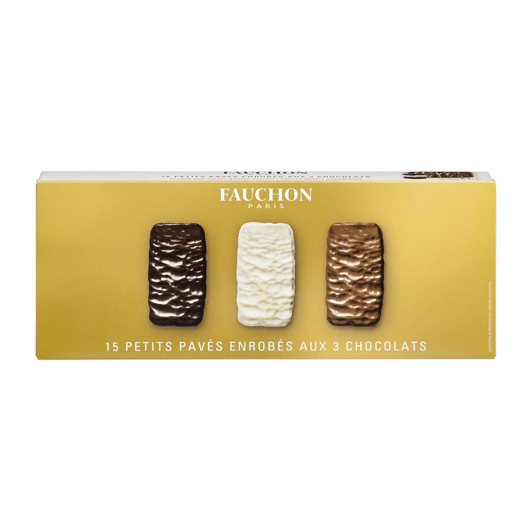 Biscuits 3 Chocolate Paves Box 150gr, Fauchon