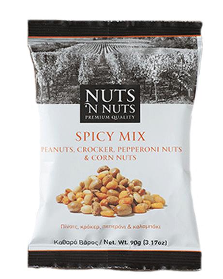Ξηροί καρποί Nuts N' Nuts Spicy mix, 90 gr.